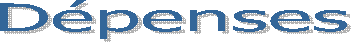 Dépenses